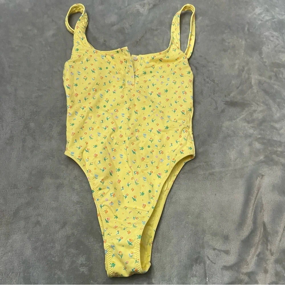 New! Frankies Bikinis x PAMELA ANDERSON Pacific Cheeky One Piece 27693